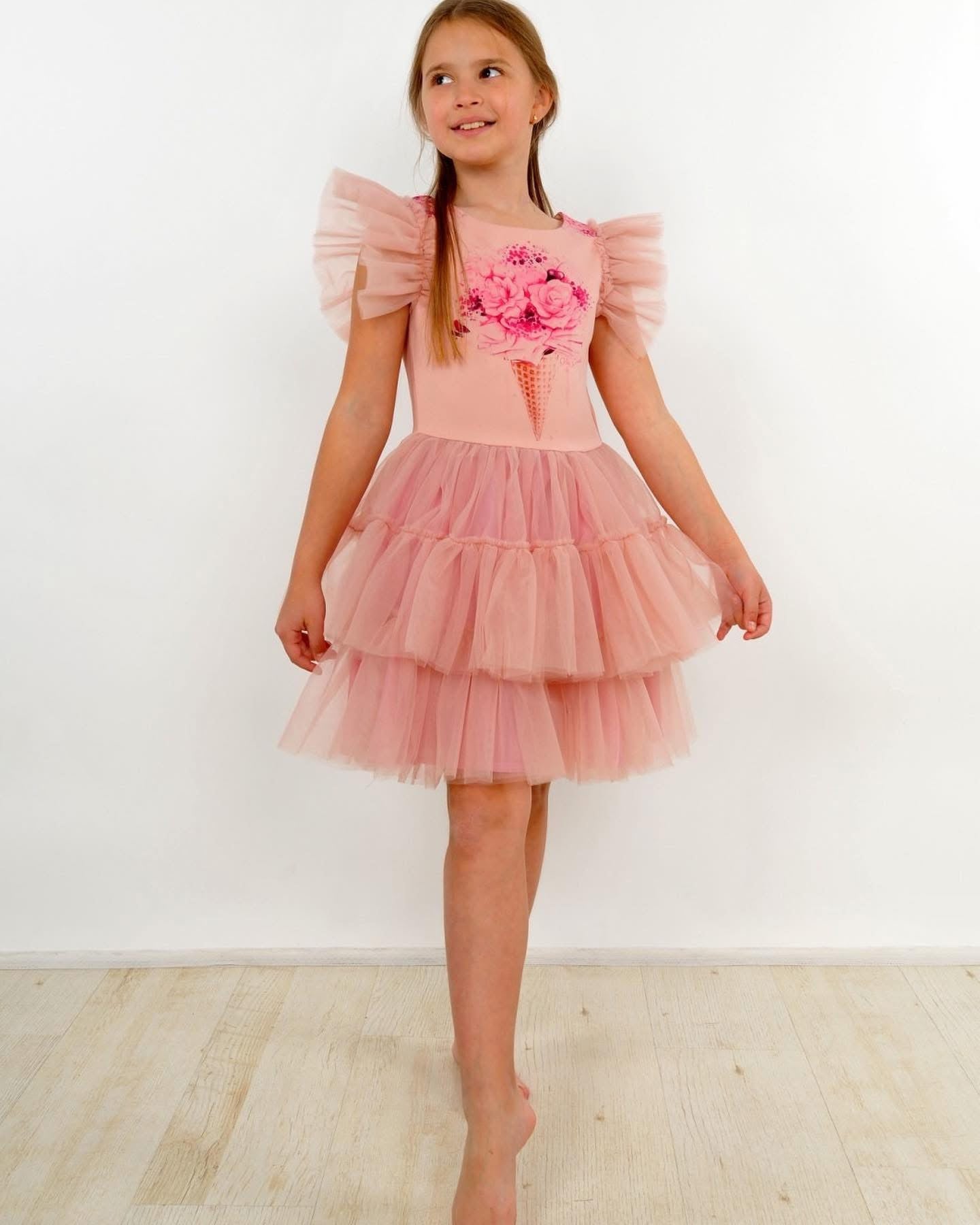 Елегантна Рокля ,,Цвете”