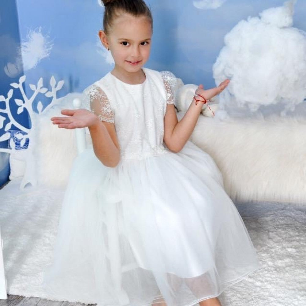 ДАНТЕЛЕНА РОКЛЯ ЗА КРЪЩЕНЕТА И ТЪРЖЕСТВА