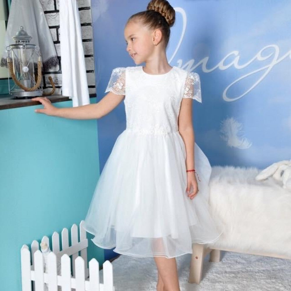 ДАНТЕЛЕНА РОКЛЯ ЗА КРЪЩЕНЕТА И ТЪРЖЕСТВА