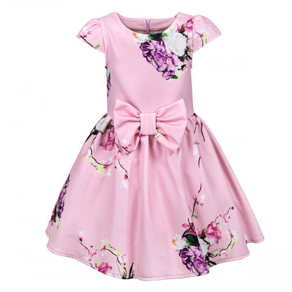 РОКЛЯ С ЦВЕТЕН МОТИВ 