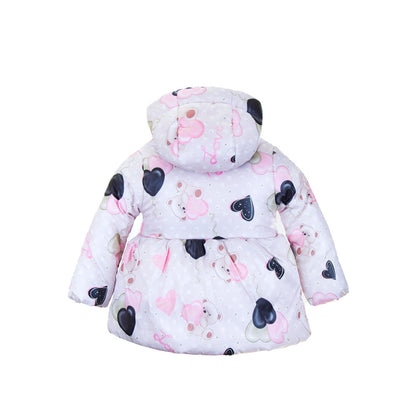 Бебешко зимно яке с качулка