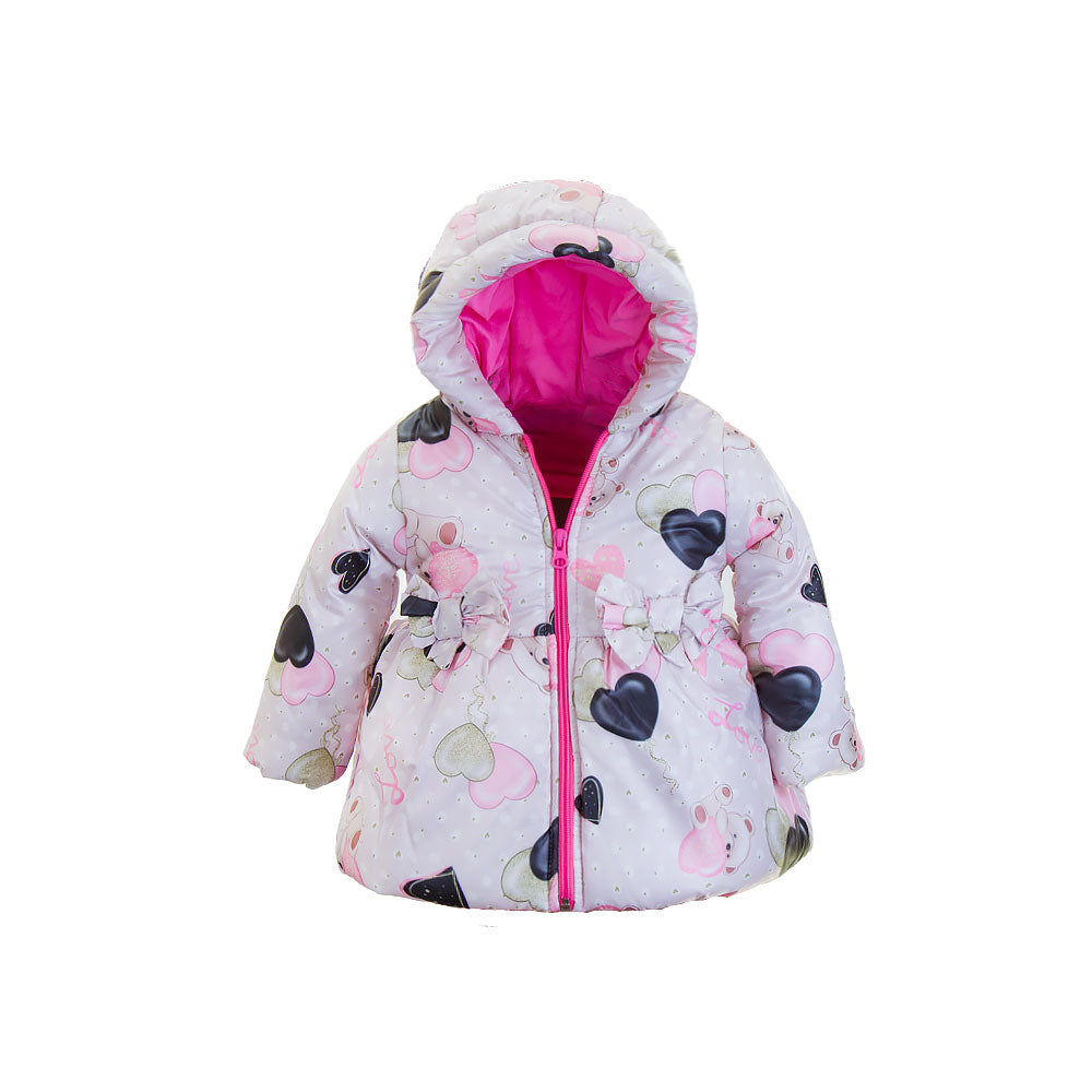 Бебешко зимно яке с качулка