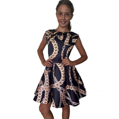 БЛЯСКАВА РОКЛЯ С ПАНДЕЛКА И ТЮЛ