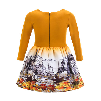 РОКЛЯ С ДЪЛЪГ РЪКАВ ЕСЕН В ПАРИЖ 