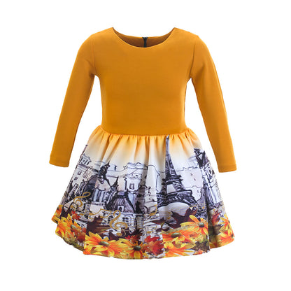 РОКЛЯ С ДЪЛЪГ РЪКАВ ЕСЕН В ПАРИЖ 