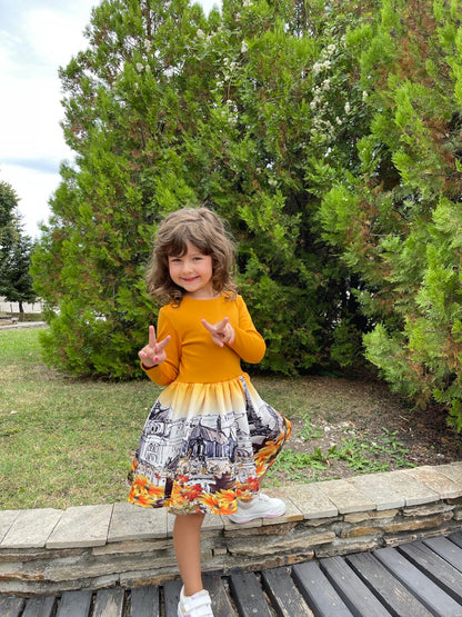 РОКЛЯ С ДЪЛЪГ РЪКАВ ЕСЕН В ПАРИЖ 