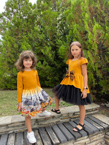 РОКЛЯ С ДЪЛЪГ РЪКАВ ЕСЕН В ПАРИЖ 